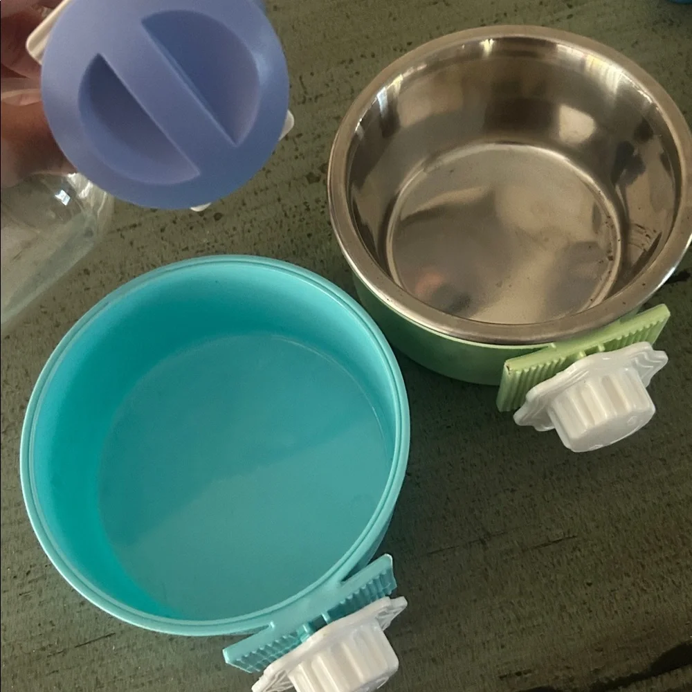Dog Care Bundle - treats, crate attachable feeding dishes, and more!